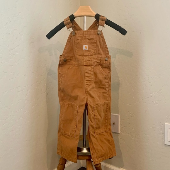 Carhartt Kids Tan Overalls - Picture 2 of 6